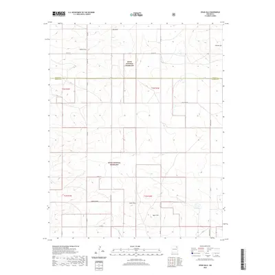 2020 Map of Spear Hills, 2020 Print