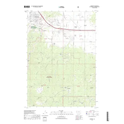 2017 Map of Spearfish, 2017 Print