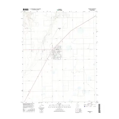 2016 Map of Spearman, 2016 Print