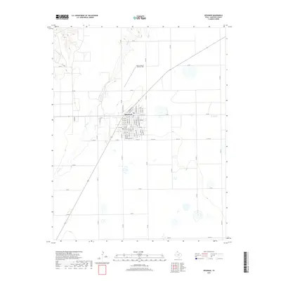 2019 Map of Spearman, 2019 Print