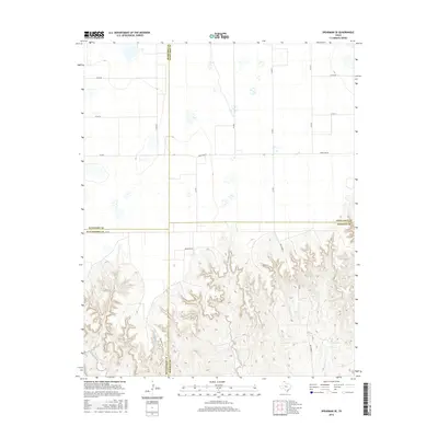2016 Map of Spearman SE, 2016 Print