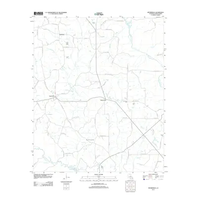 2012 Map of Spearsville, 2012 Print