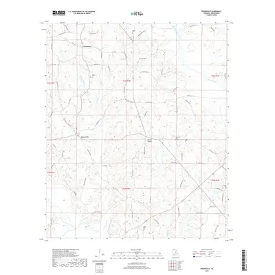 2018 Map of Spearsville, 2018 Print