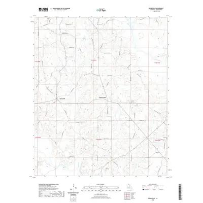 2020 Map of Spearsville, 2020 Print