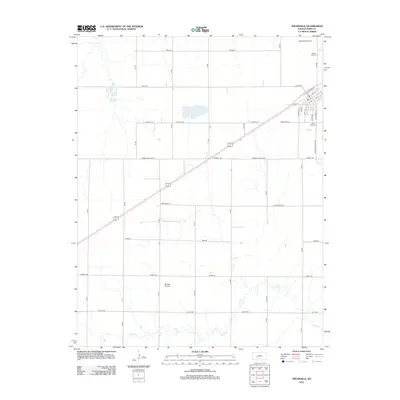 2012 Map of Spearville, 2012 Print