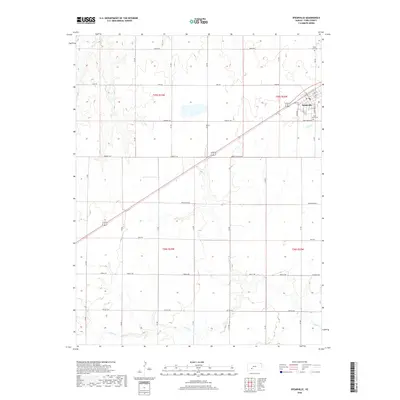 2018 Map of Spearville, 2018 Print