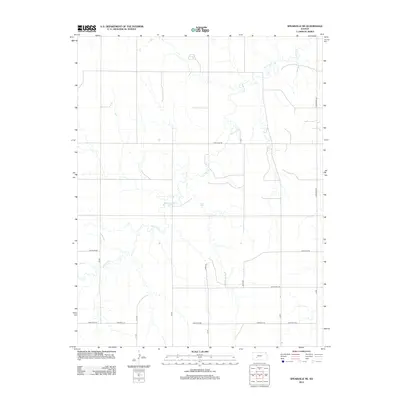 2012 Map of Spearville NE, 2012 Print
