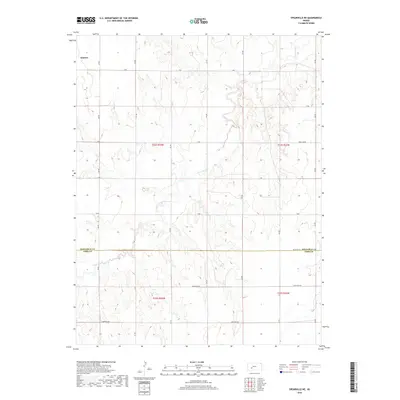 2018 Map of Spearville NE, 2018 Print