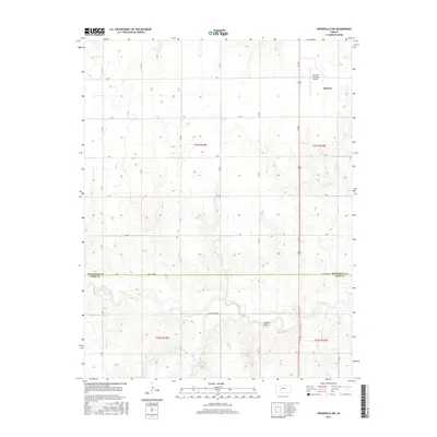 2015 Map of Spearville NW, 2015 Print
