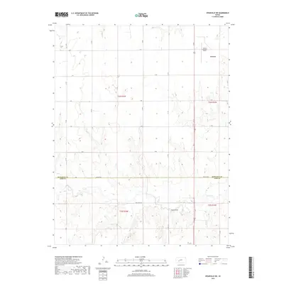 2018 Map of Spearville NW, 2018 Print