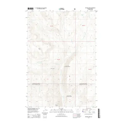 2014 Map of Specimen Creek, 2014 Print