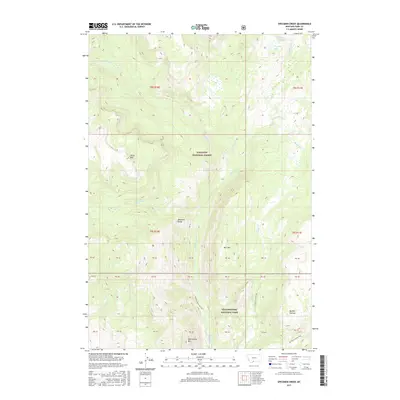 2017 Map of Specimen Creek, 2017 Print
