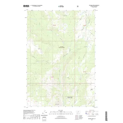 2020 Map of Specimen Creek, 2020 Print