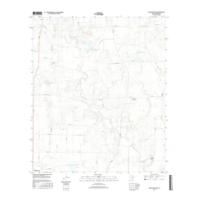 2016 Map of Speck Mountain, 2016 Print