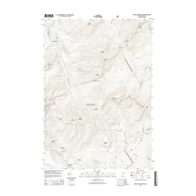 2014 Map of Speckled Mountain, 2014 Print