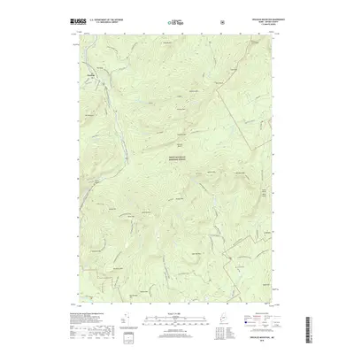 2018 Map of Speckled Mountain, 2018 Print