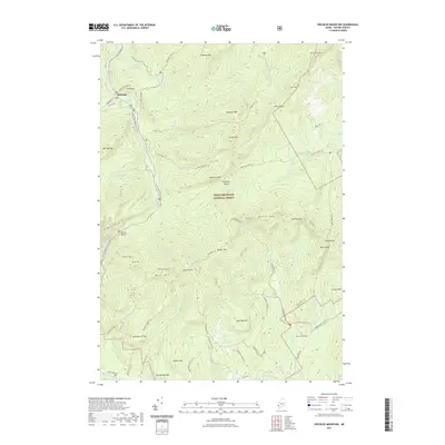 2021 Map of Speckled Mountain, 2021 Print