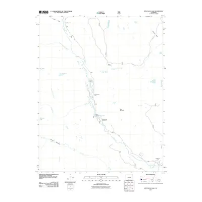 2011 Map of Spectacle Lake, 2011 Print