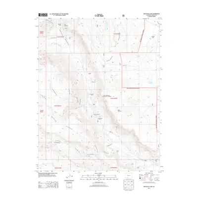2013 Map of Spectacle Lake, 2013 Print