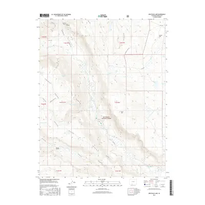 2016 Map of Spectacle Lake, 2016 Print