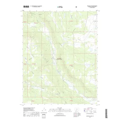 2019 Map of Spectacle Lake, 2019 Print