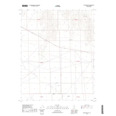 2018 Map of Specter Range SW, 2018 Print