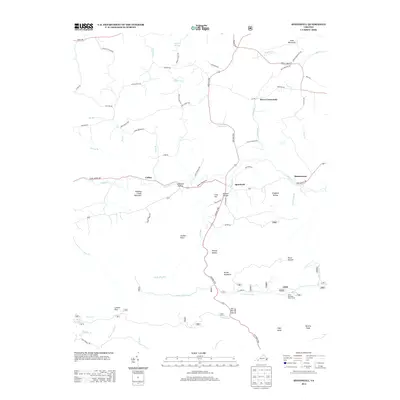 2013 Map of Speedwell, 2013 Print