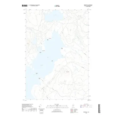 2018 Map of Spencer Bay, 2018 Print