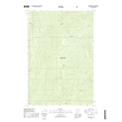2020 Map of Spencer Butte, 2020 Print