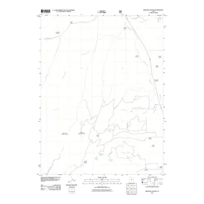 2011 Map of Spencer Canyon, 2011 Print