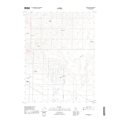 2018 Map of Spencer Creek, 2018 Print