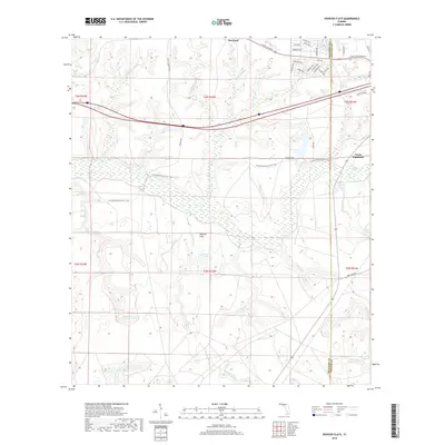 2018 Map of Spencer Flats, 2018 Print