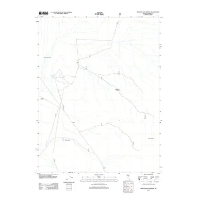 2012 Map of Spencer Hot Springs, 2012 Print