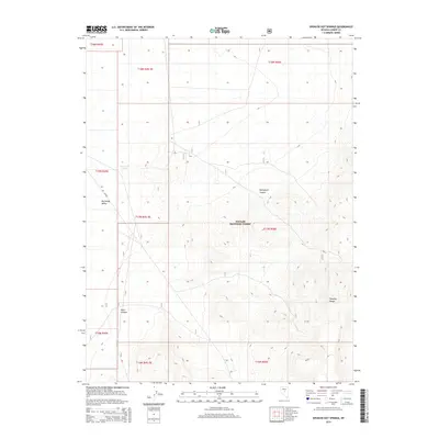 2014 Map of Spencer Hot Springs, 2014 Print