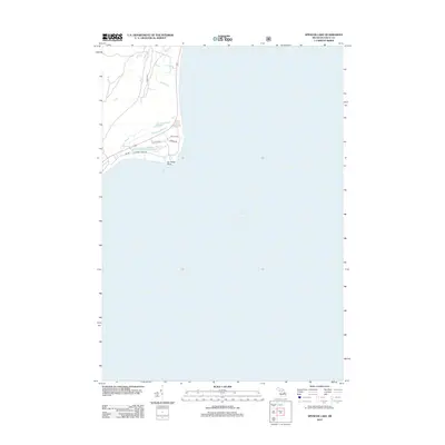 2012 Map of Spencer Lake, 2012 Print