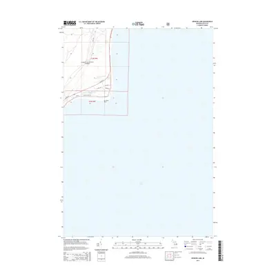 2014 Map of Spencer Lake, 2014 Print