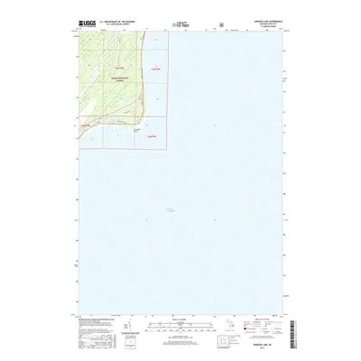 2017 Map of Spencer Lake, 2017 Print