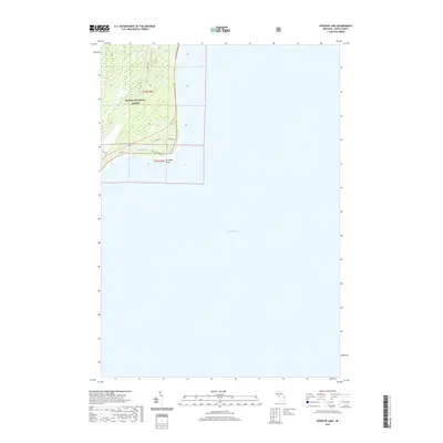 2019 Map of Spencer Lake, 2019 Print