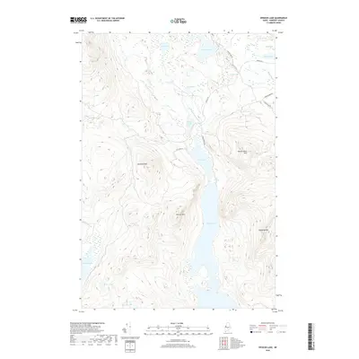 2018 Map of Spencer Lake, 2018 Print