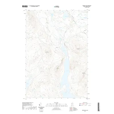 2021 Map of Spencer Lake, 2021 Print