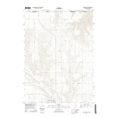 2014 Map of Spencer North, 2014 Print