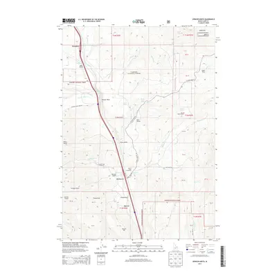 2013 Map of Spencer North, 2013 Print