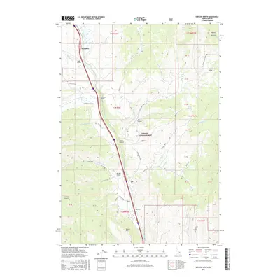 2017 Map of Spencer North, 2017 Print