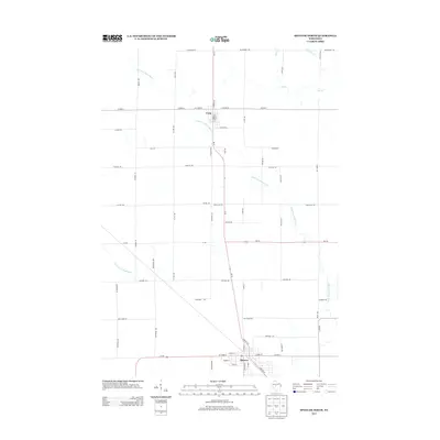 2013 Map of Spencer North, 2013 Print