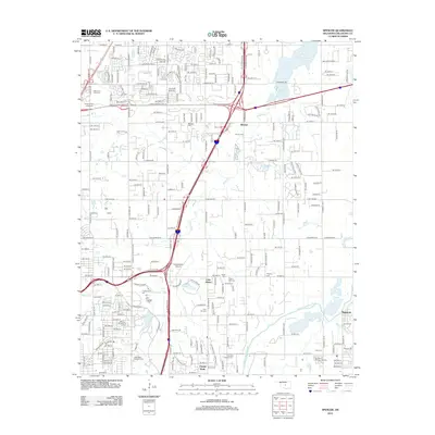 2012 Map of Spencer, 2012 Print