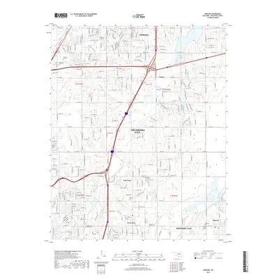 2018 Map of Spencer, 2018 Print