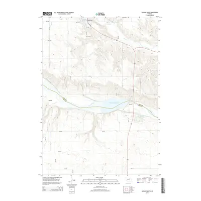 2014 Map of Spencer South, 2014 Print