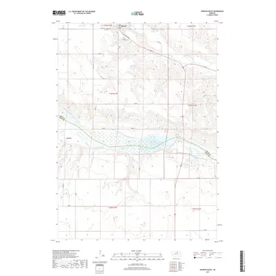 2017 Map of Spencer South, 2017 Print