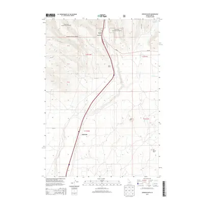 2013 Map of Spencer South, 2013 Print