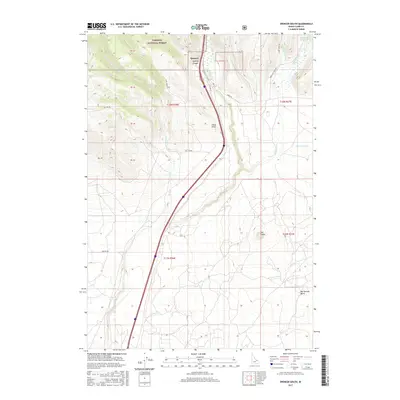 2017 Map of Spencer South, 2017 Print